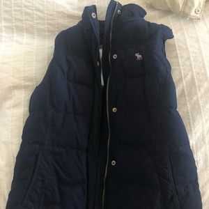 Abercrombie and Fitch Navy Vest